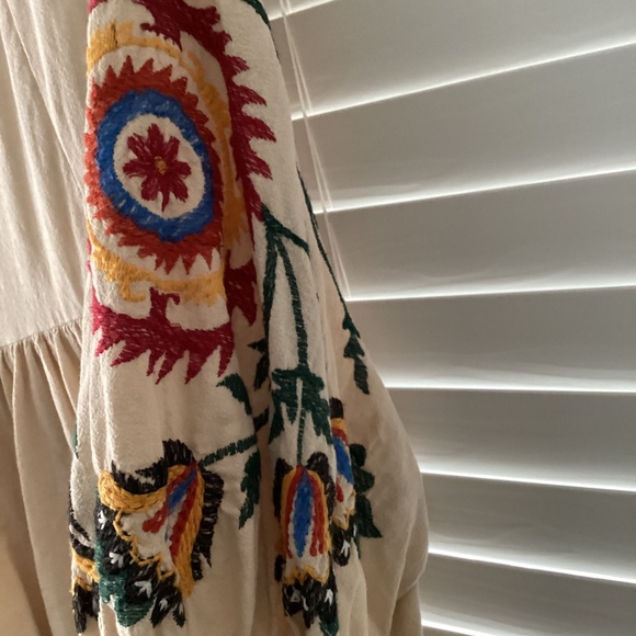 Zara Romy Embroidered Mini Dress Size Small - Picture 3 of 7